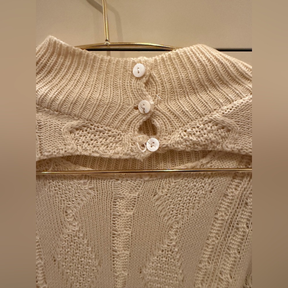 CUT OUT CABLE NET MINI DRESS - Picture 3 of 3